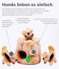Hound Hide A Squirrel Plush Dog Toy Puzzle, Medium - Squirrel